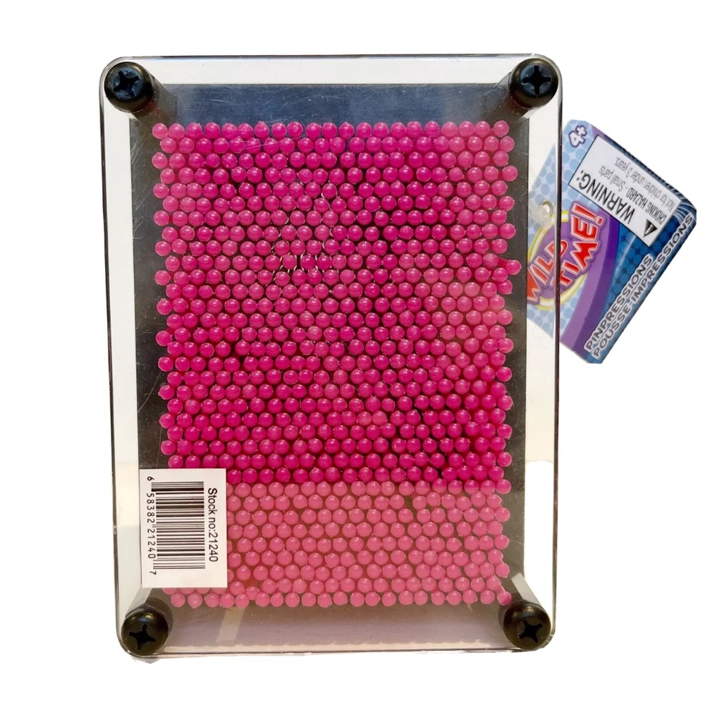 Wild Time PinPressions 3D Pin Art Sculpture Learning Toy Science Impression Pink